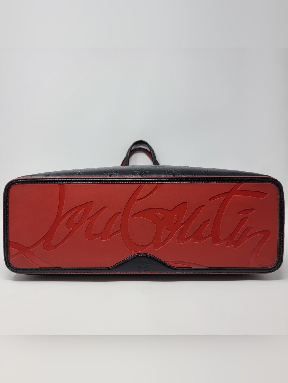 CHRISTIAN LOUBOUTIN Ombre Cabata Leather × Rubber Tote Bag | Limited Edition - Picture 4 of 9